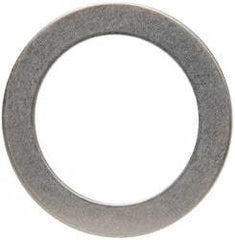 Made in USA - 0.048" Thick, 1-1/4" Inside x 1-3/4" OD, Round Shim - Uncoated 302/304 Stainless Steel - Top Tool & Supply