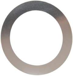 Made in USA - 0.006" Thick, 1-3/8" Inside x 1-7/8" OD, Round Shim - Uncoated 302/304 Stainless Steel - Top Tool & Supply