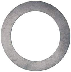 Made in USA - 0.02" Thick, 1-1/2" Inside x 2-1/8" OD, Round Shim - Uncoated 302/304 Stainless Steel - Top Tool & Supply