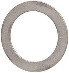 Made in USA - 0.048" Thick, 1-1/2" Inside x 2-1/8" OD, Round Shim - Uncoated 302/304 Stainless Steel - Top Tool & Supply