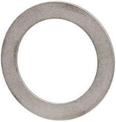 Made in USA - 0.06" Thick, 1-1/2" Inside x 2-1/8" OD, Round Shim - Uncoated 302/304 Stainless Steel - Top Tool & Supply