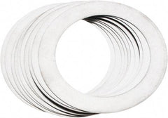 Made in USA - 0.012" Thick, 2" Inside x 2-3/4" OD, Round Shim - Uncoated 302/304 Stainless Steel - Top Tool & Supply