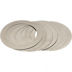 Made in USA - 0.003" Thick, 2" Inside x 2-3/4" OD, Round Shim - Uncoated 302/304 Stainless Steel - Top Tool & Supply