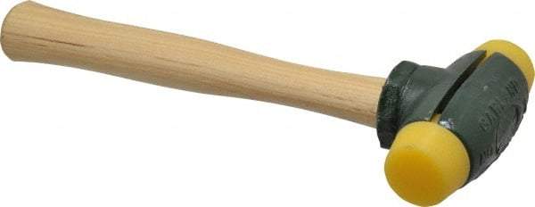 Garland - 1-1/2 Lb Head 1-1/4" Face Plastic Split Head Hammer - 11" OAL, Wood Handle - Top Tool & Supply