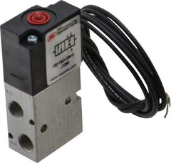 ARO/Ingersoll-Rand - 1/8", 4-Way Body Ported Stacking Solenoid Valve with Speed Control - 24 VDC, 0.2 CV Rate, 2.8" High - Top Tool & Supply