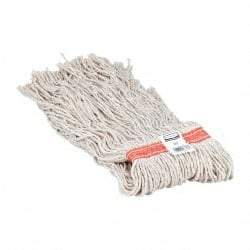 Rubbermaid - 1" Orange Head Band, X-Large Cotton Cut End Mop Head - 8 Ply, Side Loading Connection, Use for General Purpose - Top Tool & Supply