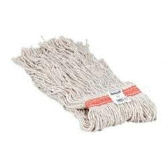 Rubbermaid - 1" Orange Head Band, X-Large Cotton Cut End Mop Head - 8 Ply, Side Loading Connection, Use for General Purpose - Top Tool & Supply