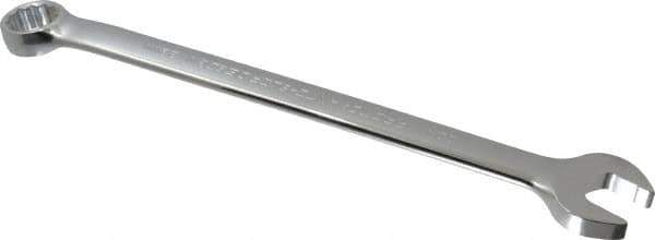 Proto - 22mm 12 Point Offset Combination Wrench - 15° Offset Angle, 11-1/2" OAL, Steel, Chrome Finish - Top Tool & Supply