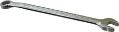 Proto - 10mm 12 Point Combination Wrench - 15° Offset Angle, 6-1/4" OAL, Steel, Chrome Finish - Top Tool & Supply