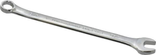 Proto - 5/16" 12 Point Offset Combination Wrench - 15° Offset Angle, 5-3/8" OAL, Steel, Chrome Finish - Top Tool & Supply