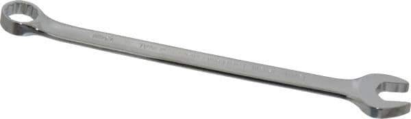 Proto - 13mm 12 Point Offset Combination Wrench - 15° Offset Angle, 6-3/8" OAL, Steel, Chrome Finish - Top Tool & Supply