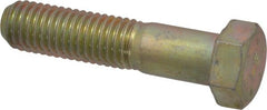 Made in USA - 9/16-12 UNC, 2-1/2" Length Under Head Hex Head Cap Screw - Top Tool & Supply