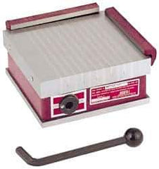 Suburban Tool - Standard Pole Rectangular Permanent Magnetic Block Chuck - 12" Long x 8" Wide x 2-5/8" High, Ceramic - Top Tool & Supply