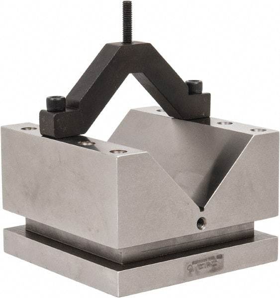 Suburban Tool - 4-3/8" Max Capacity, 90° Angle, Hardened Steel V-Block - 6" Long x 6" Wide x 4" High, Sold as Individual - Top Tool & Supply