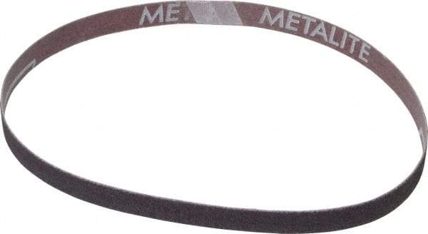 Norton - 1/2" Wide x 18" OAL, 60 Grit, Aluminum Oxide Abrasive Belt - Aluminum Oxide, Medium, Coated, X Weighted Cloth Backing, Series R283 - Top Tool & Supply