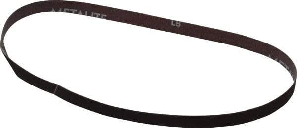 Norton - 1/2" Wide x 24" OAL, 120 Grit, Aluminum Oxide Abrasive Belt - Aluminum Oxide, Fine, Coated, X Weighted Cloth Backing, Series R283 - Top Tool & Supply