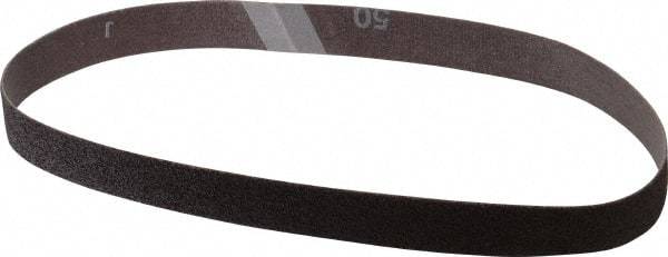 Norton - 3/4" Wide x 20-1/2" OAL, 50 Grit, Aluminum Oxide Abrasive Belt - Aluminum Oxide, Coarse, Coated, Cloth Backing, Series R283 - Top Tool & Supply