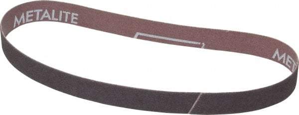 Norton - 3/4" Wide x 20-1/2" OAL, 60 Grit, Aluminum Oxide Abrasive Belt - Aluminum Oxide, Medium, Coated, Cloth Backing, Series R283 - Top Tool & Supply