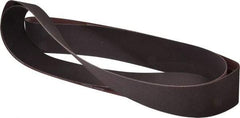 Norton - 3" Wide x 132" OAL, 100 Grit, Aluminum Oxide Abrasive Belt - Aluminum Oxide, Fine, Coated, X Weighted Cloth Backing, Series R228 - Top Tool & Supply