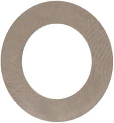 Made in USA - 0.1mm Thick, 10mm Inside x 16mm OD, Round Shim - 3/8" Screw, Uncoated 302/304 Stainless Steel - Top Tool & Supply