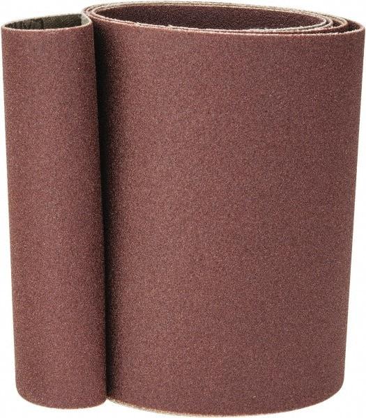 Tru-Maxx - 4" Wide x 54" OAL, 180 Grit, Aluminum Oxide Abrasive Belt - Aluminum Oxide, Very Fine, Coated, X Weighted Cloth Backing - Top Tool & Supply