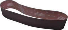 Norton - 4" Wide x 54" OAL, 80 Grit, Aluminum Oxide Abrasive Belt - Aluminum Oxide, Medium, Coated, X Weighted Cloth Backing, Series R228 - Top Tool & Supply