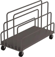 Jamco - 2,000 Lb Capacity Steel Panel Truck - 24" OAW, Phenolic Casters - Top Tool & Supply