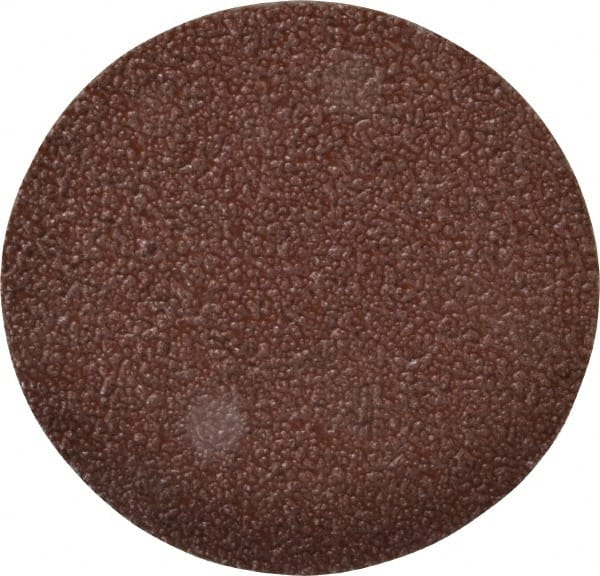 Made in USA - 5" Diam, 24 Grit Aluminum Oxide Adhesive PSA Disc - Top Tool & Supply