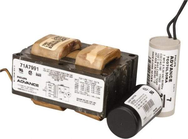 Philips Advance - 70 Watt, HX-HPF Circuit, High Pressure Sodium, High Intensity Discharge Ballast - 120/208/240/277 Volts, 0.7 to 1.4 Amp, 3-15/16 Inch Long x 3-1/8 Inch Wide x 2-7/8 Inch High - Top Tool & Supply