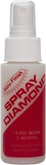 Accu-Finish - 2 oz Diamond Spray Compound - Grade Extra Fine, 14,000 Grit, Clear, Use on Cast Iron & Ceramic - Top Tool & Supply