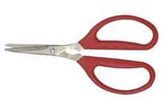 Clauss - 1-1/2" LOC, 6-1/4" OAL Stainless Steel Standard Shears - Ambidextrous, Plastic Straight Handle, For General Purpose Use - Top Tool & Supply