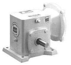 Boston Gear - 1.33 Centerline Distance, 20:1, 1/3 Input Horsepower, 197 Lbs. Max Torque, Speed Reducer - 56C NEMA - Top Tool & Supply