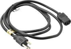 Tripp-Lite - 6' Long, NEMA 5-15P/IEC-320-C-13 Computer Cable - Black, Male x Female - Top Tool & Supply