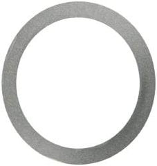 Made in USA - 0.1mm Thick, 40mm Inside x 50mm OD, Round Shim - Uncoated 302/304 Stainless Steel - Top Tool & Supply