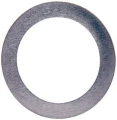 Made in USA - 0.2mm Thick, 16mm Inside x 22mm OD, Round Shim - 9/16" Screw, Uncoated 302/304 Stainless Steel - Top Tool & Supply