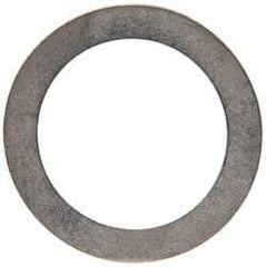 Made in USA - 0.3mm Thick, 16mm Inside x 22mm OD, Round Shim - 9/16" Screw, Uncoated 302/304 Stainless Steel - Top Tool & Supply