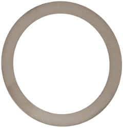 Made in USA - 0.3mm Thick, 40mm Inside x 50mm OD, Round Shim - Uncoated 302/304 Stainless Steel - Top Tool & Supply