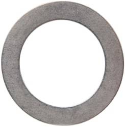 Made in USA - 0.51mm Thick, 25mm Inside x 36mm OD, Round Shim - 7/8" Screw, Uncoated 302/304 Stainless Steel - Top Tool & Supply