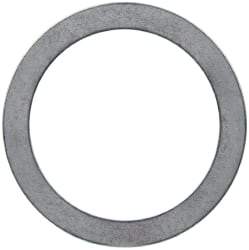 Made in USA - 0.51mm Thick, 35mm Inside x 45mm OD, Round Shim - Uncoated 302/304 Stainless Steel - Top Tool & Supply