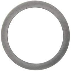 Made in USA - 0.51mm Thick, 40mm Inside x 50mm OD, Round Shim - Uncoated 302/304 Stainless Steel - Top Tool & Supply