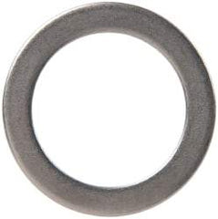 Made in USA - 1mm Thick, 20mm Inside x 28mm OD, Round Shim - 3/4" Screw, Uncoated 302/304 Stainless Steel - Top Tool & Supply