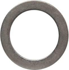 Made in USA - 0.039" Thick, 30mm Inside x 42mm OD, Round Shim - Uncoated 302/304 Stainless Steel - Top Tool & Supply