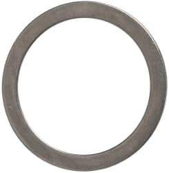 Made in USA - 0.039" Thick, 40mm Inside x 50mm OD, Round Shim - Uncoated 302/304 Stainless Steel - Top Tool & Supply