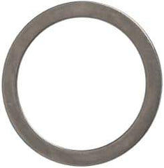 Made in USA - 0.039" Thick, 40mm Inside x 50mm OD, Round Shim - Uncoated 302/304 Stainless Steel - Top Tool & Supply