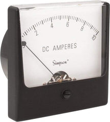 Simpson Electric - Analog, DC Ammeter, Panel Meter - 60 Hz, 0.005 Ohms at 60 Hz - Top Tool & Supply