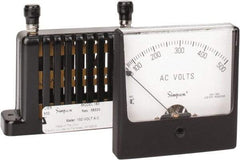 Simpson Electric - Analog, AC Voltmeter, Panel Meter - 60 Hz, 83333 Ohms at 60 Hz, 500 VAC - Top Tool & Supply