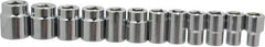 Blackhawk by Proto - 11 Piece 1/2" Drive Socket Set - 6 Points, 3/8" to 1" Range, Inch Measurement Standard - Top Tool & Supply