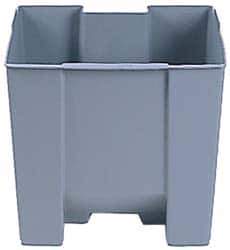 Rubbermaid - 7.125 Gal Rectangle Plastic Rigid Trash Can Liner - 14-3/8" Long x 11-3/4" Wide x 13-1/4" High, Compatible with Container Series 6143 - Top Tool & Supply