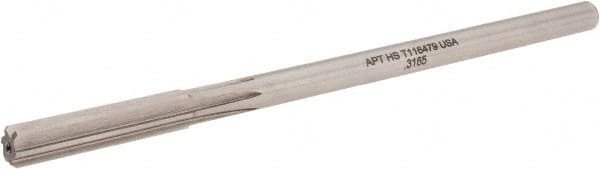 Alvord Polk - 0.3165" High Speed Steel 6 Flute Chucking Reamer - Top Tool & Supply