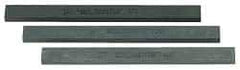 Made in USA - 240 Grit Silicon Carbide Rectangular Polishing Stone - Very Fine Grade, 1/2" Wide x 6" Long x 1/4" Thick - Top Tool & Supply